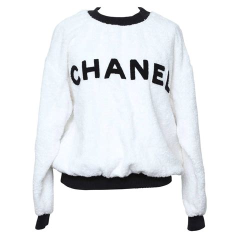 chanel pullover logo|Chanel sweater black and white.